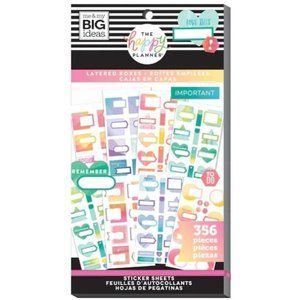 Sticker Book LAYERED BOXES Value Pack 356stickers